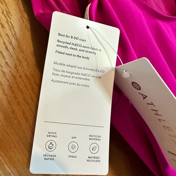Athleta Bondi bra cup tankini 36 D/DD nwt 💜 - Picture 8 of 10